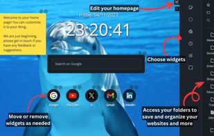 Personalized Home Page