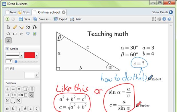 IDroo: A shared whiteboard for use by multiple | AlternativeTo