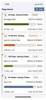 Piggy money - saving goals screenshot 1