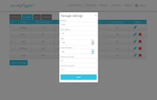 Mypages website builder screenshot 2