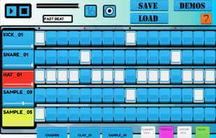 Beatmaker with sound effects