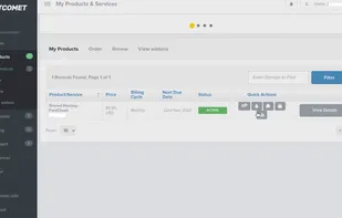 FastComet screenshot 1