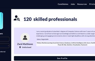 DataJobba screenshot 2