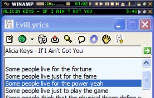 Karaoke-like automatic line highlighting