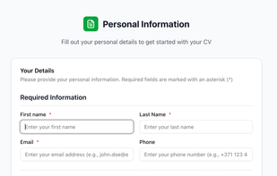 Europass AI screenshot 1