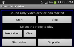 Sound Only Video screenshot 1