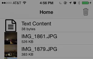 iOS App: Upload files from iPhone
