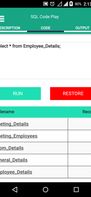 SQL Code Play screenshot 2