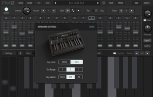 AudioKit FM Player screenshot 1
