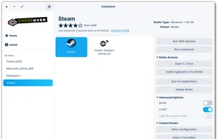 CrossOver screenshot 1