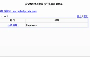 Personal Blocklist (not by Google) screenshot 1