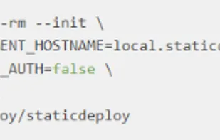 StaticDeploy screenshot 1