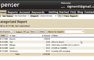 Xpenser screenshot 1