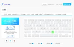Typing Bolt screenshot 1