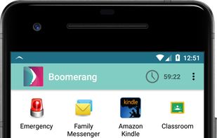 Android child dashboard allows parents to add Encouraged apps that always work and do not count down screen time.