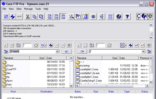 Core FTP screenshot 1