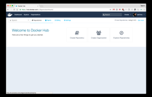 Docker Hub screenshot 1