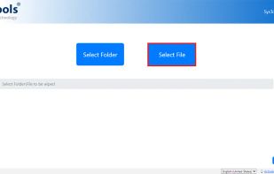 Choose the Folder or File to completely delete.

