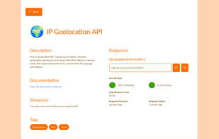 Free Public APIs screenshot 1