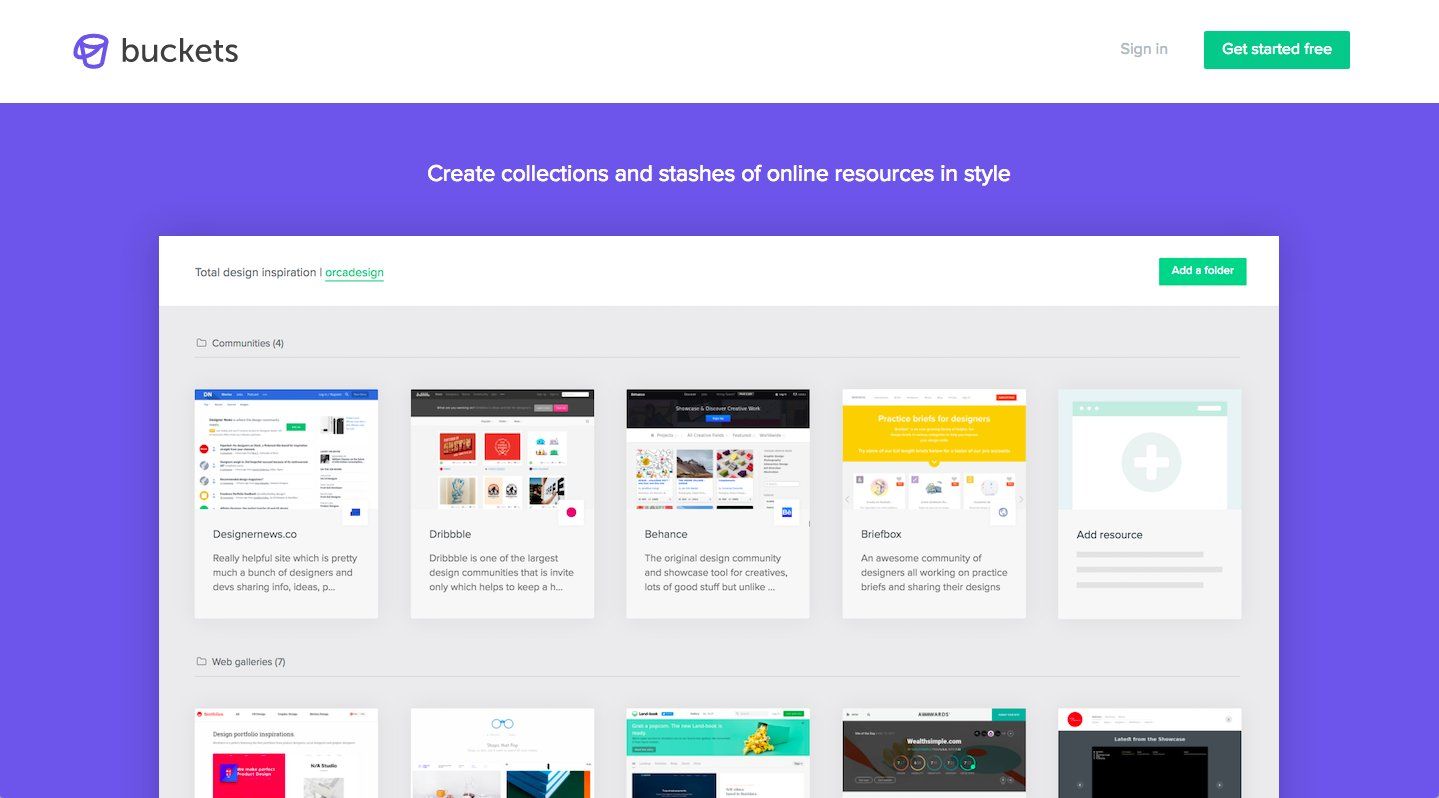 Buckets Alternatives 25+ Bookmark Managers & Similar sites