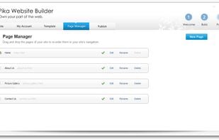 Pika Website Builder screenshot 1