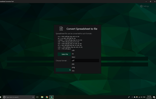 Spreadsheet Conversion Tool screenshot 2