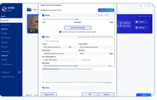 UniFab Video Converter screenshot 1