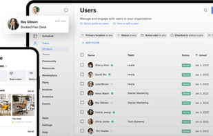 Optix web & mobile interface