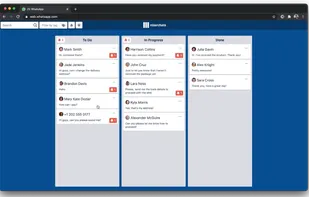 Move chats between collumns with drag and drop