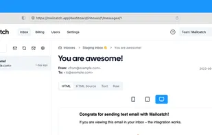 Mailcatch.app screenshot 1