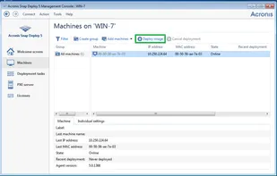 Acronis Snap Deploy screenshot 1