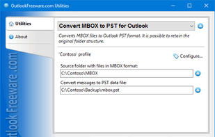 Convert MBOX to PST for Outlook screenshot 1