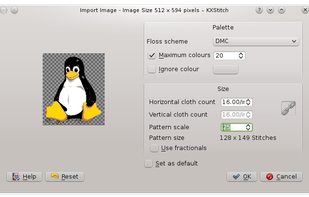 KXStitch screenshot 2