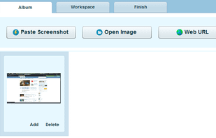 Paste Screenshot into Pixtick