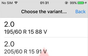 Tyre Pressure screenshot 2