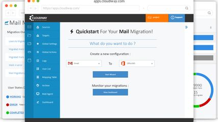Mail Migration:
Office 365 
G Suite
Exchange
Zimbra
Amazon Workmail
IBM Notes (Lotus Notes)
IMAP