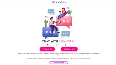 Home page of ChatWeber