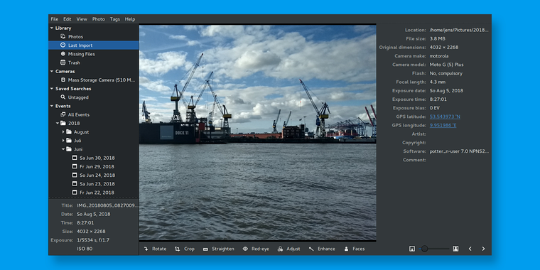 Shotwell 0.32.0: New image formats, geographical data handling, and more! image