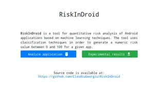 RiskInDroid screenshot 1