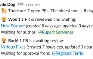 Code Dog for Slack screenshot 1