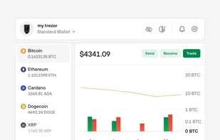 Trezor Suite screenshot 1