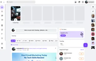 Novasvet homepage with stories