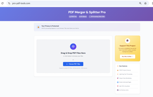 PDF Merger &amp; Splitter Pro screenshot 1