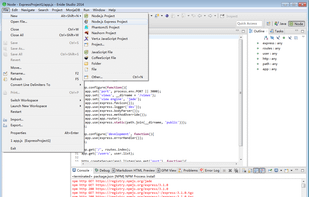 Node.js, Express, Phantomjs, Nashorn JJS, Vert.x wizards
