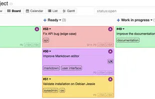 Kanboard screenshot 1