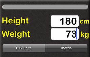 BMI Calculator‰ screenshot 1