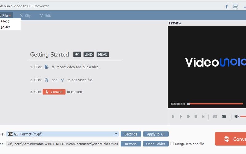 VideoSolo Free Video to GIF Converter: Reviews, Features, Pricing &  Download