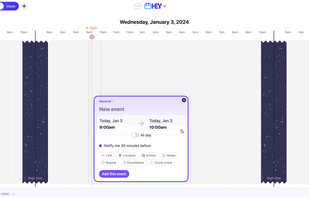 HEY Calendar screenshot 1