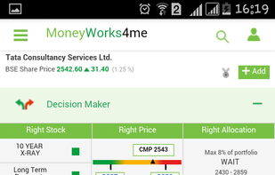 MoneyWorks4ME screenshot 1