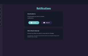 Notification settings